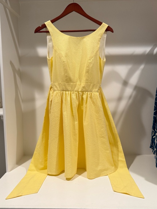 Lauren James Dresses & Skirts - Lauren James Yellow Seersucker Dress